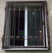 Установка решетки распашной РП7