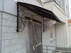 Создание металлического козырька 16  - изображение