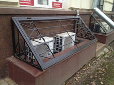 Образец установки металлического козырька 18 