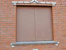 Создание ставней цельнометаллических на заказ в Москве - пример