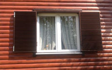 Образец установки жалюзийных ставней на заказ