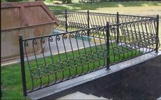 Изготовление кованого металлического ограждения ГК382 на заказ