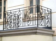 Установка кованого ограждения ГК371 в Москве - пример