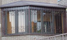 Создание металлической решетки на лоджию 08 - изображение