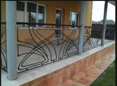 Создание металлического кованого ограждения ГК384 - изображение