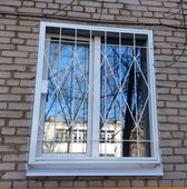 Образец создания решетки металлической распашной РП3 в Москве