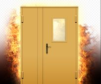 Установка стальной противопожарной двери ДП3 в Москве