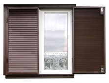 Изготовление ставней жалюзийных - фото