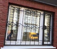 Образец создания металлической распашной решетки РП18 в Москве