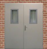 Процесс изготовления стальной технической двери ТД 10 на заказ