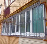 Образец создания решетки на лоджию 03 в Москве